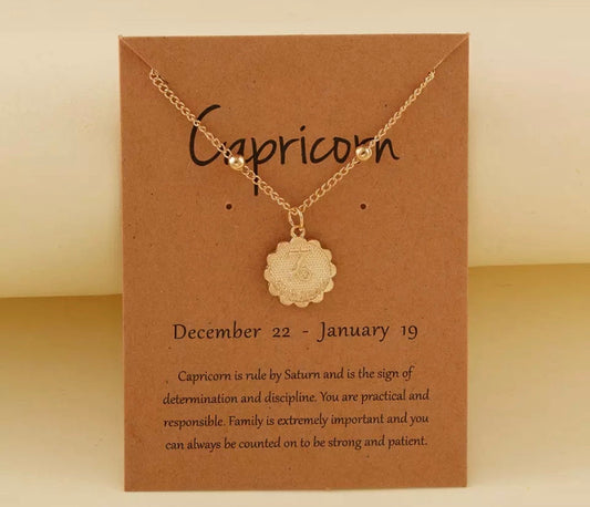 CONSTELLATION COIN PENDANT NECKLACE